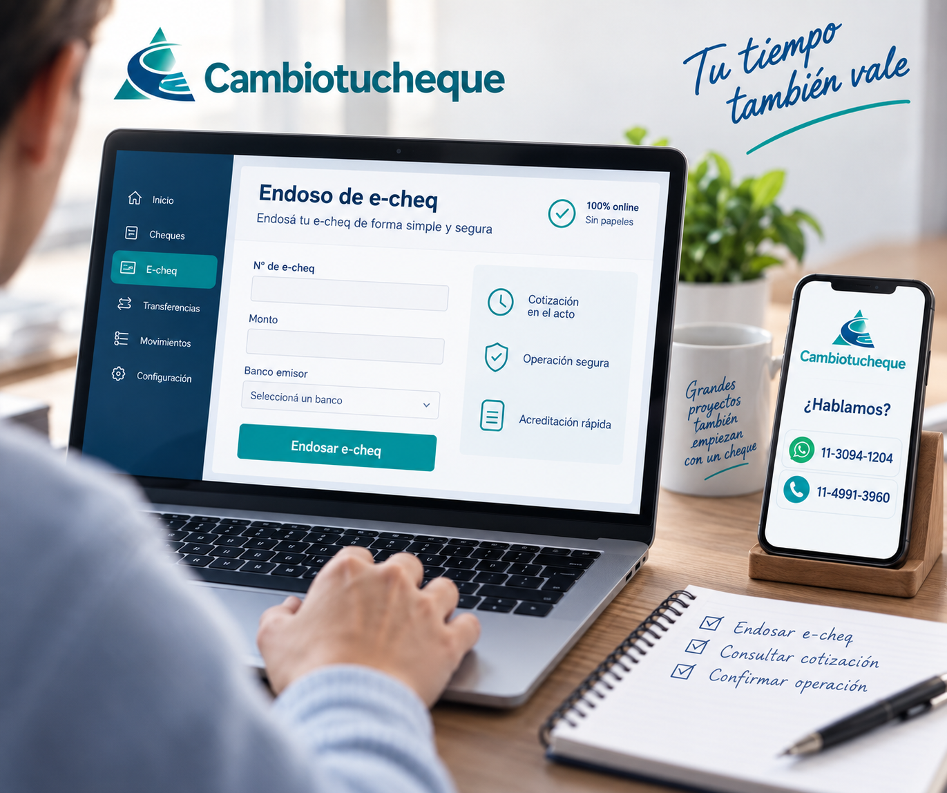 Cambio de Echeq en CABA y GBA