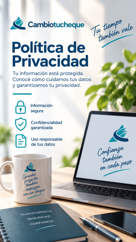 Cambio de cheques y echeq para moviles